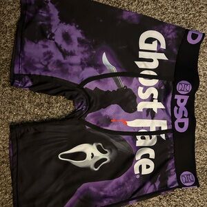 PSD Ghost Face Purple and Black Boxer Briefs